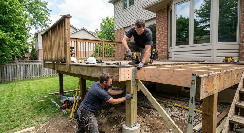 Deck Beam Repair in Redmond, WA