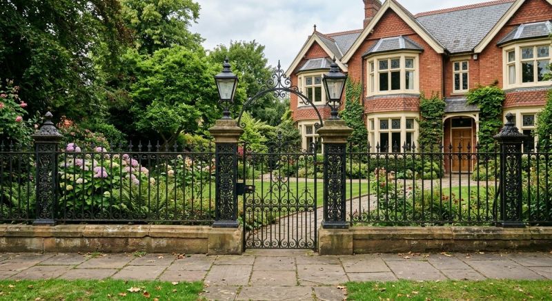 Gothic Iron Fence Installation in Alpharetta, GA