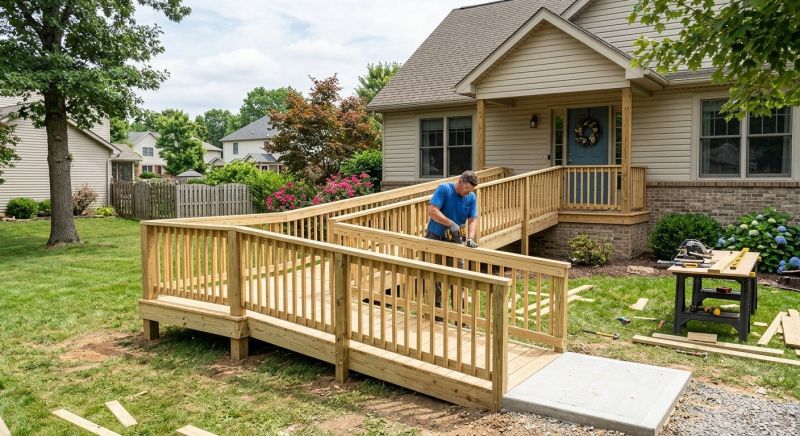 Handicap Ramp Installation in Kansas City, KS