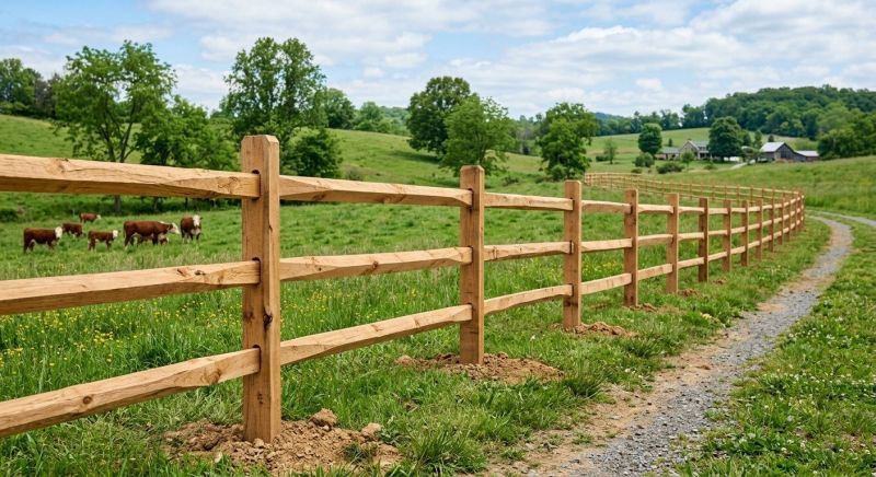 Ranch Fence Construction in Sacramento, CA