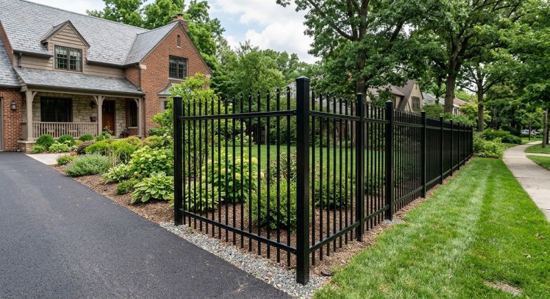 Steel Fence Construction in Alpharetta, GA